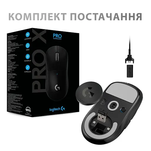 Мышь Logitech G Pro X Superlight Wireless Black (910-005880) Б/у - фото 10