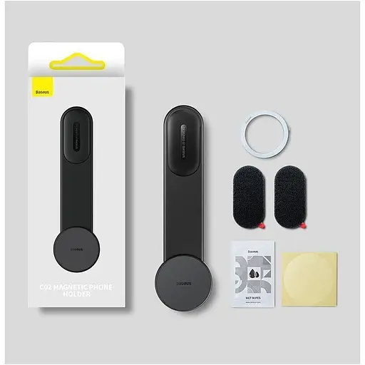 Автотримач Baseus C02 Magnetic Phone Holder Cluster Black (SUCC000201) [116101] - фото 7