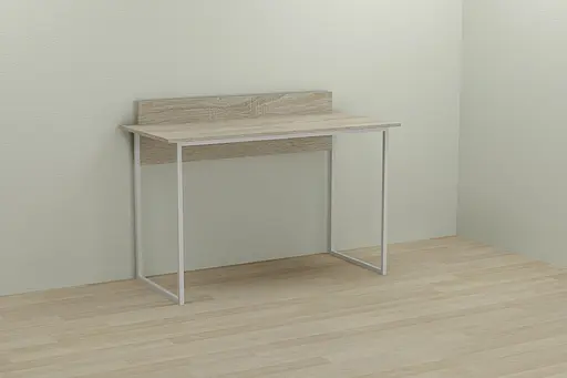 Компьютерный стол Ferrum-decor Скай 75x140x60 белый ДСП Дуб Сонома 16мм (FRD-101082) - фото 3