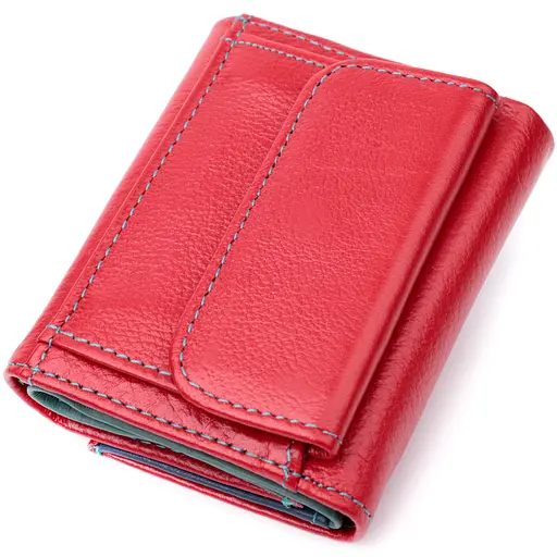 Кожаный женский кошелек ST Leather 9.5х8х2 см acs0028411 - фото 2