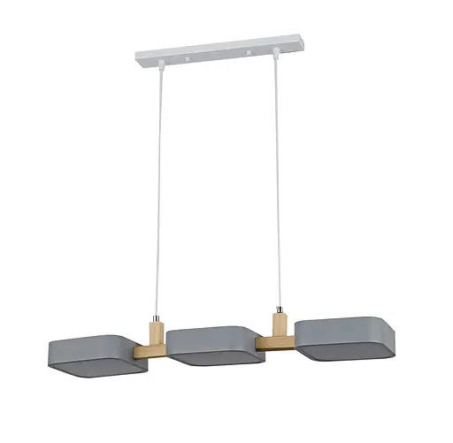 Світлодіодна люстра G 98102/3 GRAY 72W - фото 2