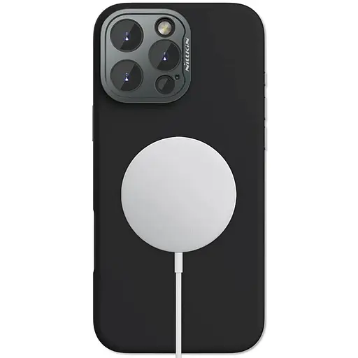 Чехол Silicone Nillkin LensWing Prop Magnetic для Apple iPhone 16 Pro 6.3 Черный/Black - фото 2