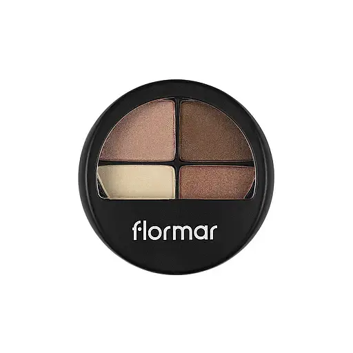 Палетка тіней для повік Flormar Quartet Eye Shadow, відтінок 401 (Copper Dreams), 12 г (8000019545072) - фото 1