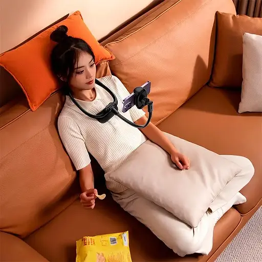 Держатель-холдер для смартфона Baseus ComfortJoy Series Neck Phone Holder (LUGB000001) - фото 10