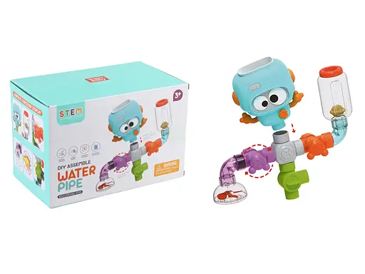 Игра развивающая для купания "Робот" на присосках YB1723