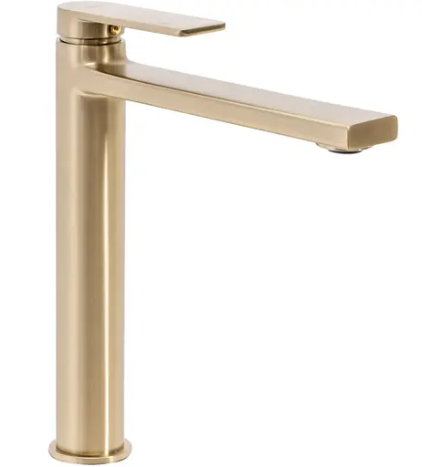 Змішувач для умивальника Rea Verso високий brushed gold REA-B6564 Золотий - фото 1