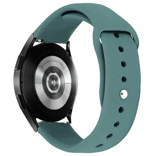 Силіконовий ремінець Sport для Smart Watch 22mm Зелений / Pine green