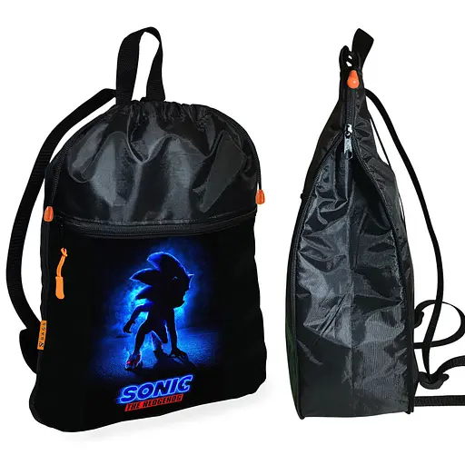 Шкільний рюкзак дитячий Супер Сонік + Сумка для взуття спортивної форми рюкзак-мішок для хлопчика (01837) - фото 2