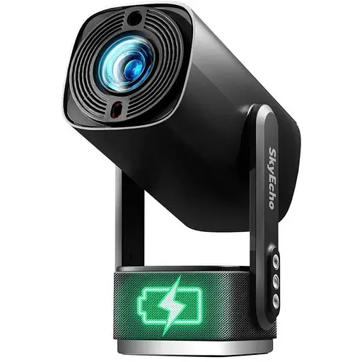 Портативний проектор SkyEcho FreeONE Pro, 350 ANSI-люмен, роздільна здатність 720P, підтримка підвісу 270°