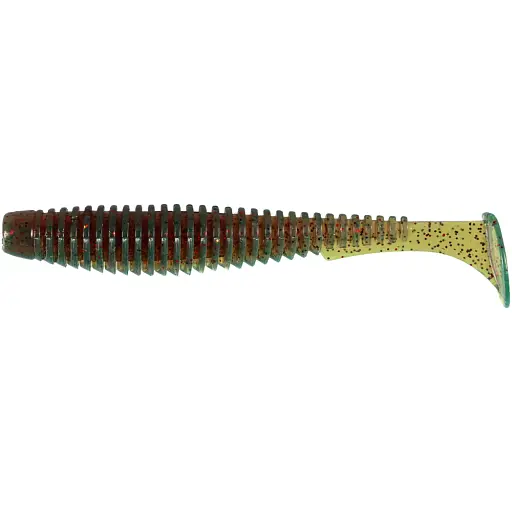 Силикон FishUP U-Shad 3" #019 - Motor Oil/Red (9 шт/уп)