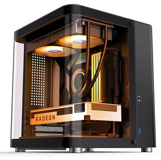 Корпус Jonsbo TK-1 Black (TK-1 Black) без блока питания - фото 1