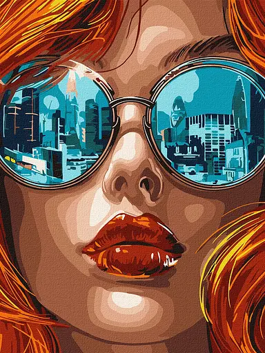 Набор для росписи по номерам Пейзаж Лондона, 30x40 см, КНО8462