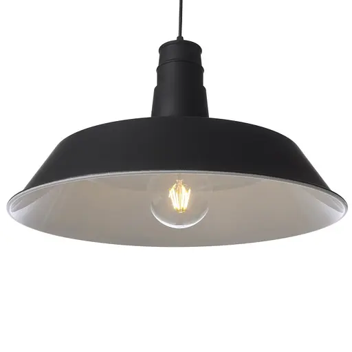 Люстра Brille лофт підвісна в спальню E27 60W BK (BL-220S/1) - фото 3