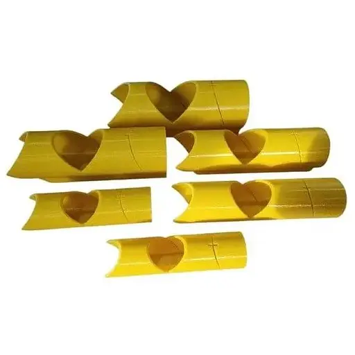 Шаблон для підрізання ізоляції труб 20-40 мм (45°/90°)".№ 5 теплоізоляція 35х9; 42х6 - фото 3