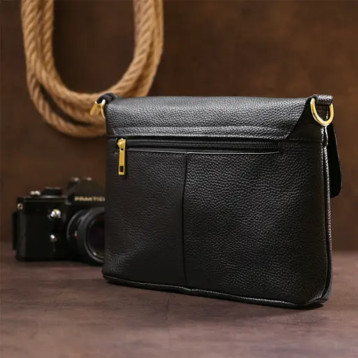 Сумка кожаная женская Vintage 27х18х6.5 см sum0020312 - фото 8