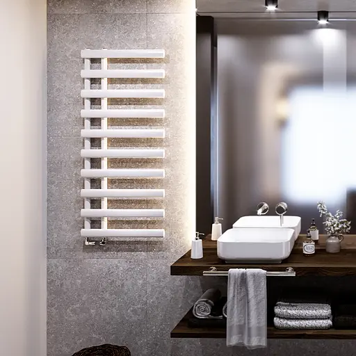 Рушникосушка дизайнерська Ideale Emma 11 10/1140/500 чорний, Чорний - фото 4