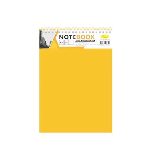 Блокнот А5 Апельсин В-БП5-80(Peach) 80 листов, пружина сверху - фото 1