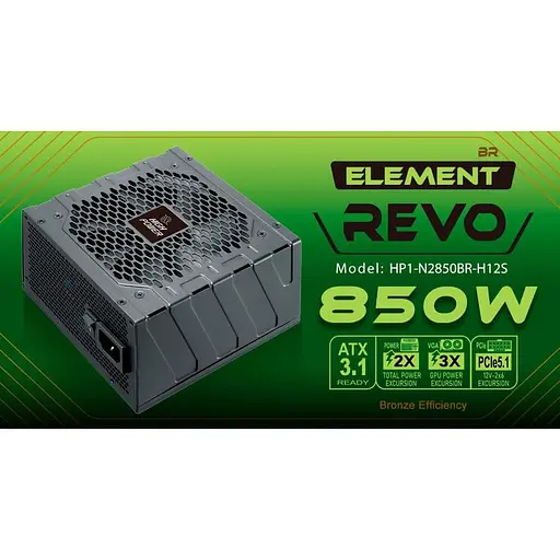 Блок живлення Highpower 850W 80+ Bronze (HP1-N2850BR-H12S) - фото 5