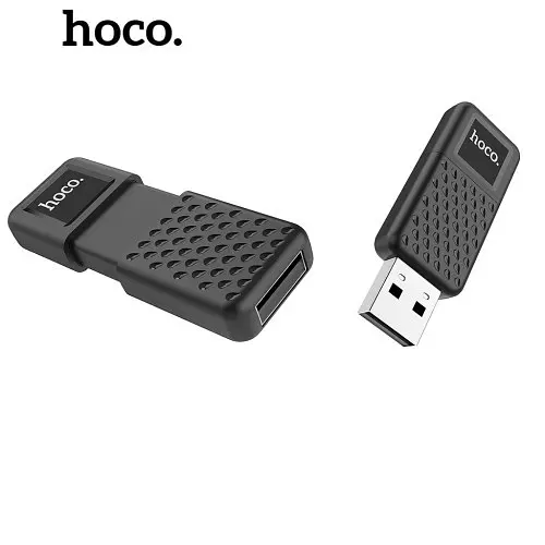 Флэш-накопитель USB Hoco UD6 Intelligent U disk 128Gb матовый черный - фото 3