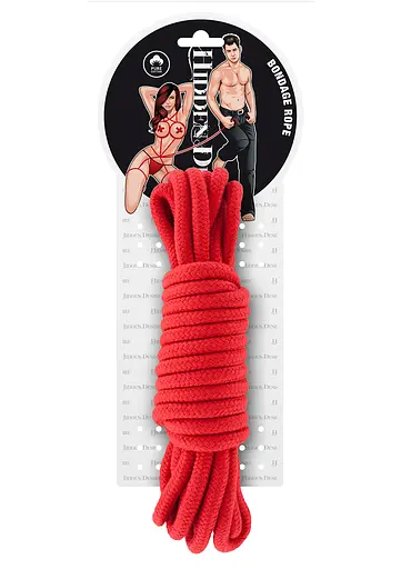 Верёвка Hidden Desire Bondage Rope 5 м красный - фото 3