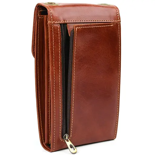 Шкіряна сумка-чохол для телефону Tarwa 18.5х10.5х3.5 см sum0028480 - фото 4