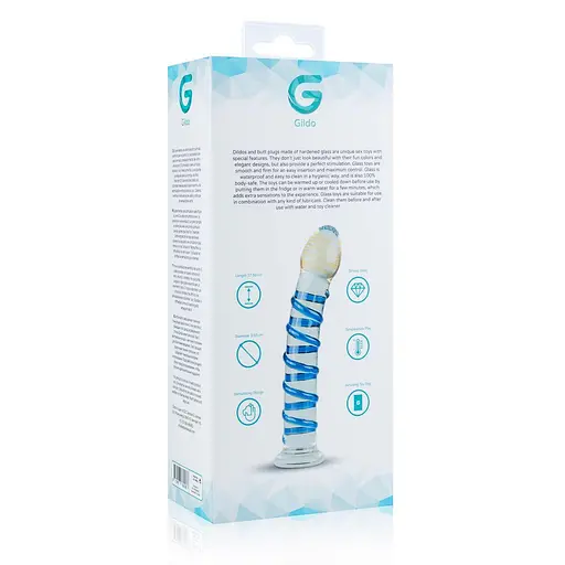 Скляний дилдо Gildo Glass Dildo No. 1 - фото 6
