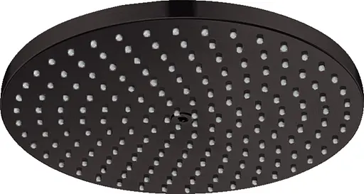 Верхний душ Hansgrohe Raindance S 240 Showerpipe PowderRain 1jet Matt Black 27623670, Черный матовый - фото 1