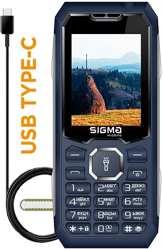 Мобильный телефон Sigma mobile X-style 341 BRO Blue (UA UCRF) - фото 2