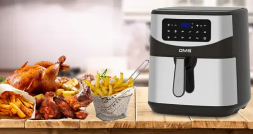 Багатофункціональна піч DMS HF-7S XXXL з духовкою 1800 Вт система Air Fryer функція гаряче повітря - фото 8