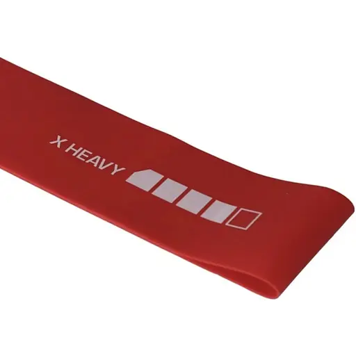 Резинка для фитнеса York Fitness X Heavy, красный - фото 5