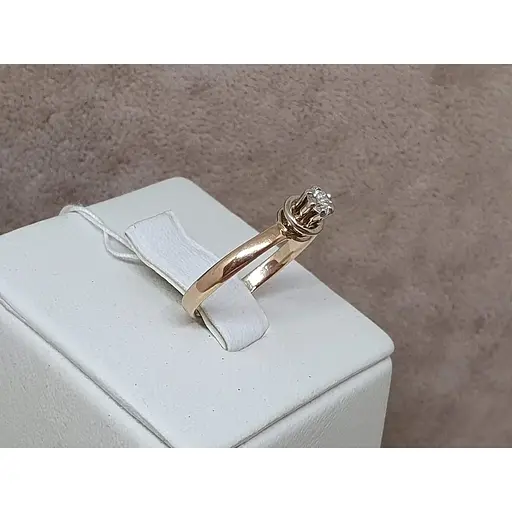 Золоте кільце Гаразд з діамантом. 3022431 17 - фото 4