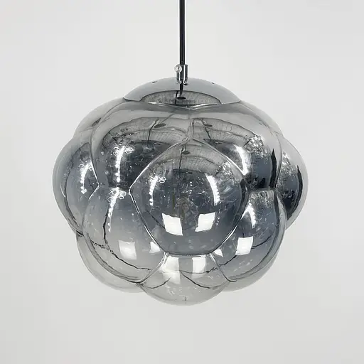 Подвес с фактурным стеклянным плафоном в цвете хром | Line F | Арт. 0619/1 Chrome - фото 6