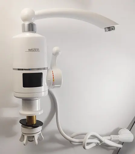 Проточный водонагреватель кухня SDR-D05T гусак ухо пластиковая гайка (с датчиком темп.) 1/12 - фото 3