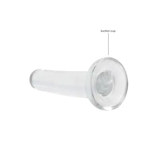 Фалоімітатор Realrock Crystal Clear Dildo 5.3" 13.5 см прозорий - фото 3