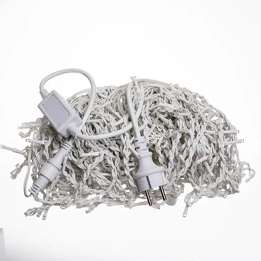 Вулична гірлянда Бахрома GarlandoPro 36 м 600 LED білий дріт Синій 36MWBL - фото 5