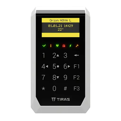 Клавіатура Tiras K-PAD OLED+ Black з OLED-дисплеєм та вбудованим зчитувачем NFC/Mifare (21-00068) - фото 5