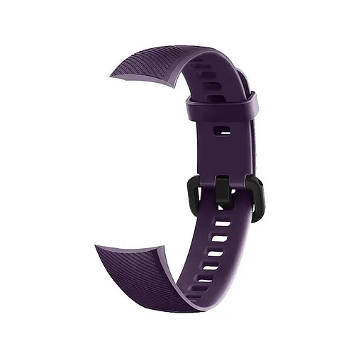 Ремінець для фітнес-браслета MIIQNUS для Honor Band 4 і 5 пурпурний - фото 3