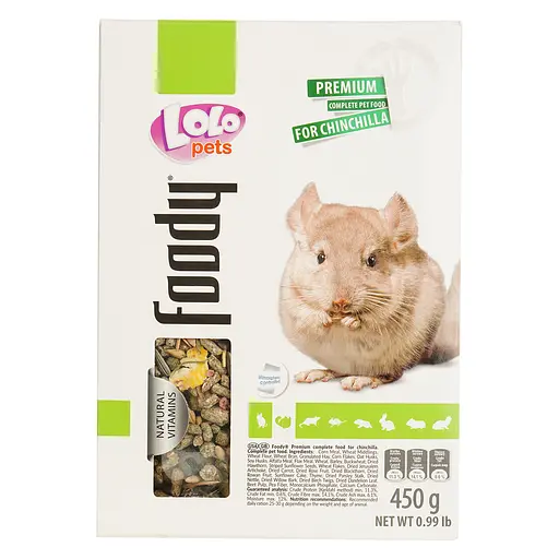 Уценка. Корм для шиншилл Lolo Pets 450 г (LO-71600)