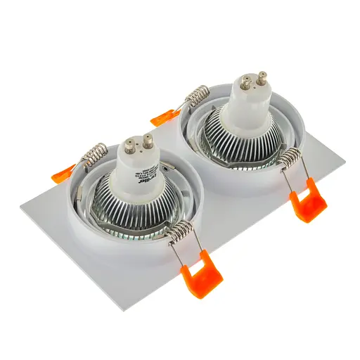 Светильник врезной поворотный Brille HDL-DT 109/2 MR16 WH 36-250 - фото 4