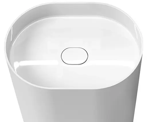 Умивальник Rea Dolce white підлоговий REA-U4302, Білий - фото 6