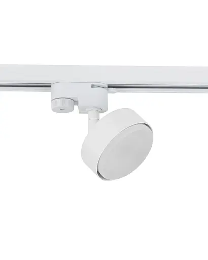 Трековый светильник Nowodvorski 12374 Profile Puck GX53 1x12W IP20 белый - фото 1