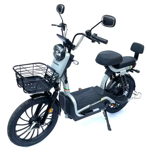 Електроскутер двомісний Crosser CR3 Графенова батарея(600W, 60V, 20Ah) сірий