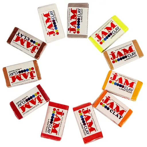 Пластика Jam Clay Зефір (Білий) 20г ROSA Talent