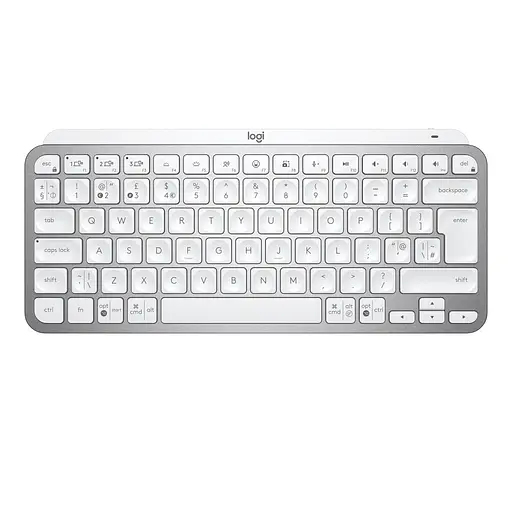 Клавіатура Logitech MX Keys Mini Minimalist Wireless US Pale Grey 920-010499 - фото 1
