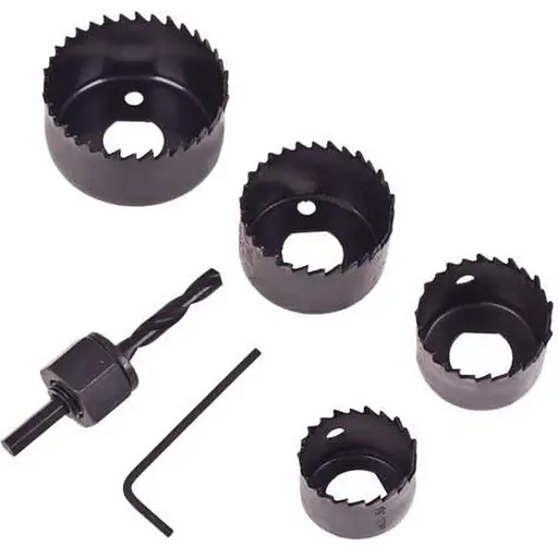 Набор корончатых фрез Alloid Building Tools по дереву 6 предметов (HS-3254) - фото 1