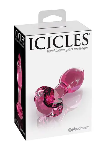 Анальна пробка Pipedream Icicles № 79 9.1 см (рожевий) - фото 4