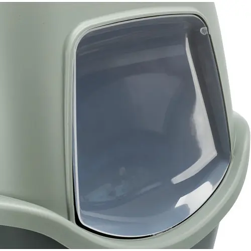 Туалет-домик для кошек Trixie Vico из переработанных материалов антрацитовый/серо-зеленый 40 х 40 х 56 см - фото 5