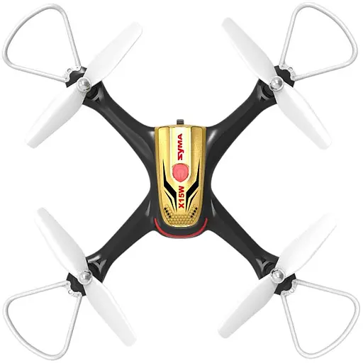Квадрокоптер игрушечный Syma X15W на радиоуправлении с камерой черный (X15W Black) - фото 2