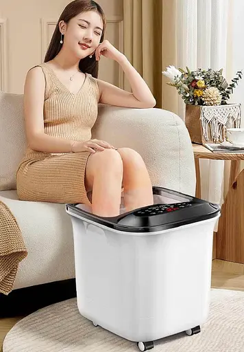 Ванна гидромассажная для ног и ступней Nanjiren NJR-818K с роликовым массажем и подогревом - фото 2