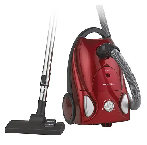 Пылесос Kumtel HVC-09 Red (1400 Вт, мешок) - фото 1